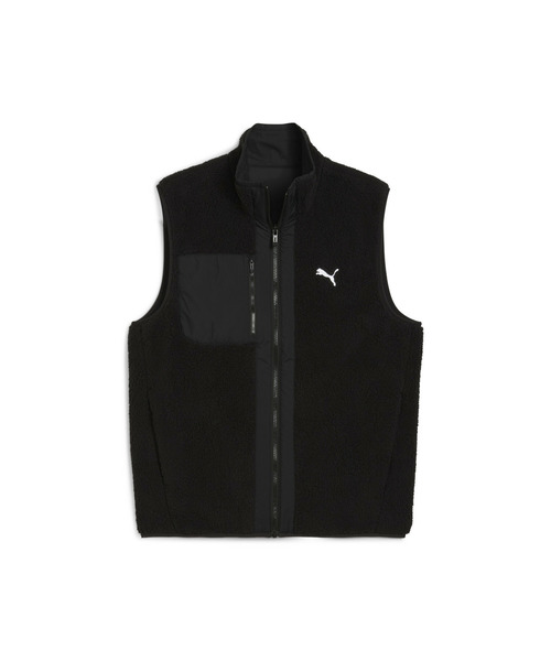 セール】PUMA プーマ メンズ リバーシブル シェルパ ベスト（ナイロン