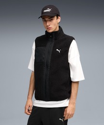 PUMA（プーマ）の「PUMA プーマ メンズ リバーシブル シェルパ ベスト（ナイロンジャケット・メンズ）」