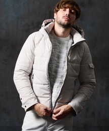 HIDEAWAYS NICOLE | フードプリント中綿ブルゾン(ブルゾン)