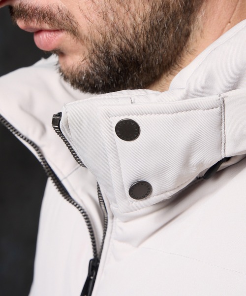 HIDEAWAYS NICOLE（ハイダウェイニコル）の「フードプリント中綿ブルゾン（ブルゾン・メンズ・シルバーグレー/ブラック/ホワイト×ブラック/ブルー系その他・X-LARGE/LARGE/MEDIUM）」の13枚目の写真