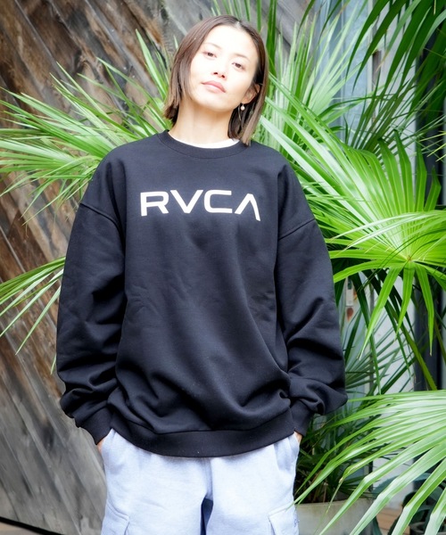 RVCA（ルーカ）の「RVCA メンズ BIG RVCA FADE CR トレーナー 【2025年秋冬モデル】 @autumn/ルーカクルーネックスウェット（スウェット・メンズ・ホワイト/ヘザーグレー/ブラック/チャコール/ホワイト系その他・X-LARGE/SMALL/MEDIUM/LARGE）」の18枚目の写真
