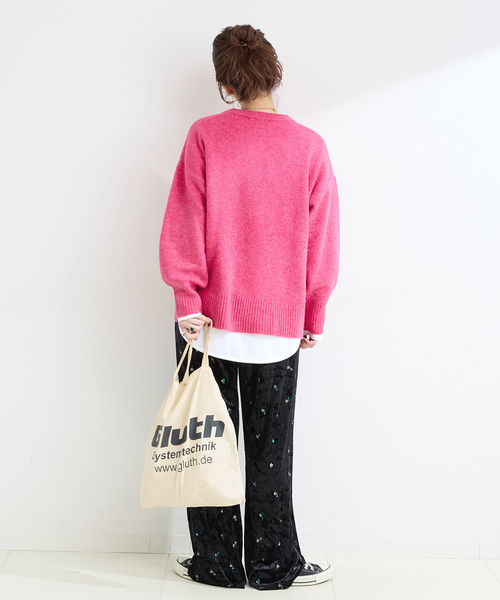 FOXMIXクルーネックプルオーバー（ニット/セーター）｜B.C STOCK