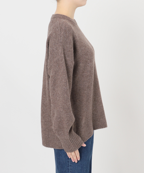 B.C STOCK（ベーセーストック）の「FOXMIXクルーネックプルオーバー（ニット/セーター・レディース・ブルー/ベージュ/ブラウン/レッド/ピンク/サックスブルー・FREE）」の13枚目の写真