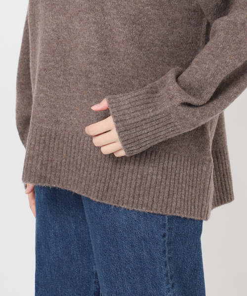 B.C STOCK（ベーセーストック）の「FOXMIXクルーネックプルオーバー（ニット/セーター・レディース・ブルー/ベージュ/ブラウン/レッド/ピンク/サックスブルー・FREE）」の15枚目の写真