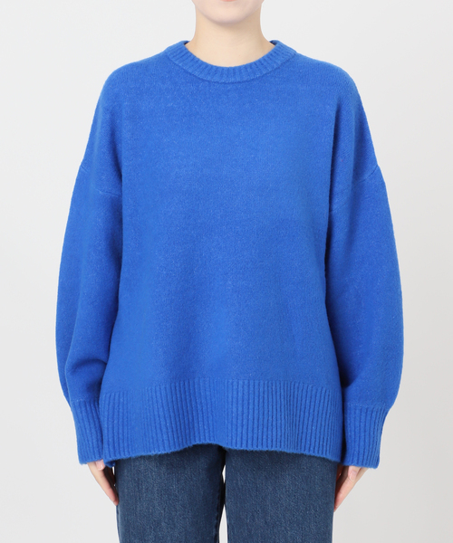 B.C STOCK（ベーセーストック）の「FOXMIXクルーネックプルオーバー（ニット/セーター・レディース・ブルー/ベージュ/ブラウン/レッド/ピンク/サックスブルー・FREE）」の20枚目の写真