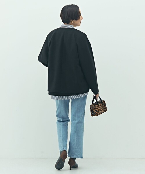 セール】ウォッシャブルストレッチジャージハオリ（ブルゾン