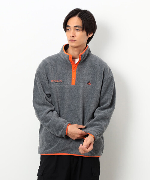 COMME CA ISM（コムサイズム）の「フリースプルオーバー（Tシャツ/カットソー・メンズ・グレー/ブラック・SMALL/MEDIUM/LARGE）」の6枚目の写真