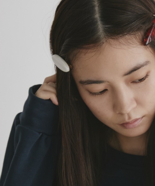 duei(デュイ)の「ミニヘアクリップ(バレッタ/ヘアクリップ・レディース・ブラウン/ホワイト/ブラック・FREE)」の4枚目の写真