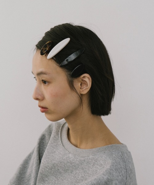 duei(デュイ)の「ミニヘアクリップ(バレッタ/ヘアクリップ・レディース・ブラウン/ホワイト/ブラック・FREE)」の6枚目の写真