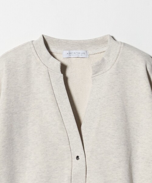 A DAY IN THE LIFE UNITED ARROWS(アデイインザライフユナイテッドアローズ)の「ウラケ キーネックカーディガン <A DAY IN THE LIFE>(カーディガン/ボレロ・レディース・ナチュラル/マスタード/ダークグレー・FREE)」の20枚目の写真