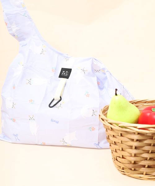 FUNALIVE(ファンアライブ)の「エコバッグ M(エコバッグ/サブバッグ・レディース・ブルー/グレー/ナチュラル/ピンク/ピンク系1/パープル/ネイビー/ベージュ/ライトブルー/カーキ/アイボリー/ブラック/ベージュ系1・M)」の11枚目の写真