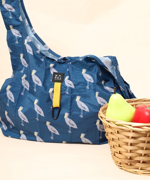 FUNALIVE(ファンアライブ)の「エコバッグ M(エコバッグ/サブバッグ・レディース・ブルー/グレー/ナチュラル/ピンク/ピンク系1/パープル/ネイビー/ベージュ/ライトブルー/カーキ/アイボリー/ブラック/ベージュ系1・M)」の9枚目の写真