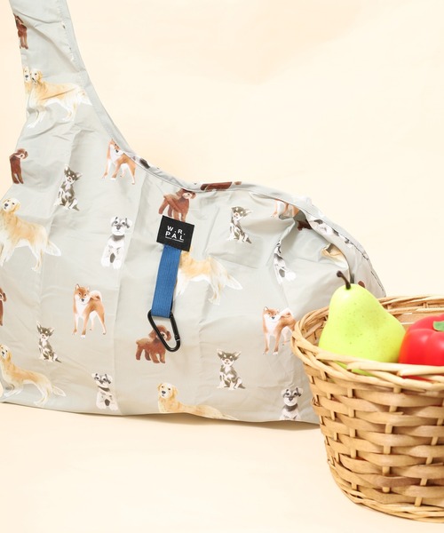 FUNALIVE(ファンアライブ)の「エコバッグ M(エコバッグ/サブバッグ・レディース・ブルー/グレー/ナチュラル/ピンク/ピンク系1/パープル/ネイビー/ベージュ/ライトブルー/カーキ/アイボリー/ブラック/ベージュ系1・M)」の7枚目の写真