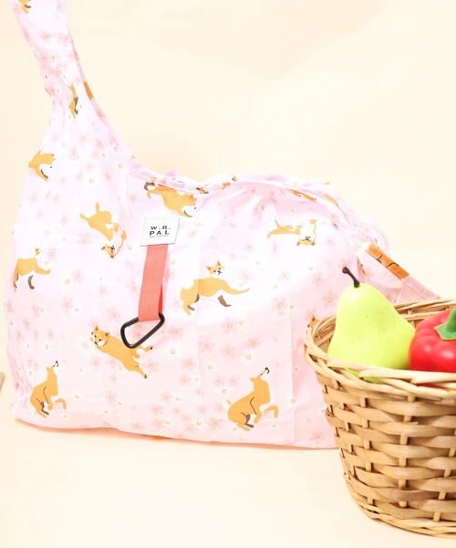 FUNALIVE(ファンアライブ)の「エコバッグ M(エコバッグ/サブバッグ・レディース・ブルー/グレー/ナチュラル/ピンク/ピンク系1/パープル/ネイビー/ベージュ/ライトブルー/カーキ/アイボリー/ブラック/ベージュ系1・M)」の12枚目の写真