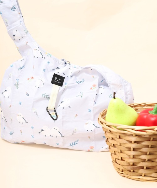 FUNALIVE(ファンアライブ)の「エコバッグ M(エコバッグ/サブバッグ・レディース・ブルー/グレー/ナチュラル/ピンク/ピンク系1/パープル/ネイビー/ベージュ/ライトブルー/カーキ/アイボリー/ブラック/ベージュ系1・M)」の10枚目の写真