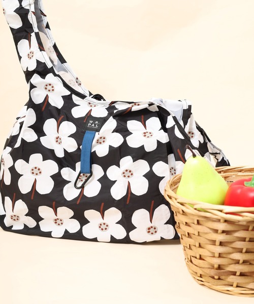 FUNALIVE(ファンアライブ)の「エコバッグ M(エコバッグ/サブバッグ・レディース・ブルー/グレー/ナチュラル/ピンク/ピンク系1/パープル/ネイビー/ベージュ/ライトブルー/カーキ/アイボリー/ブラック/ベージュ系1・M)」の3枚目の写真