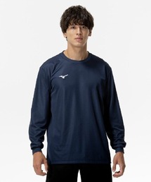 ミズノ  ナビドライTシャツ(長袖・丸首・メンズ)_