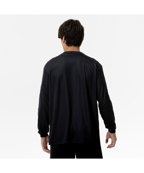 MIZUNO（ミズノ　）の「ミズノ  ナビドライTシャツ(長袖・丸首・メンズ)_（Tシャツ/カットソー・メンズ・ネイビー/ホワイト/ブラック・S/M/L/LL/3L）」の4枚目の写真