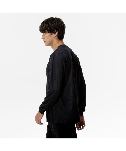 MIZUNO（ミズノ　）の「ミズノ  ナビドライTシャツ(長袖・丸首・メンズ)_（Tシャツ/カットソー・メンズ・ネイビー/ホワイト/ブラック・S/M/L/LL/3L）」の6枚目の写真