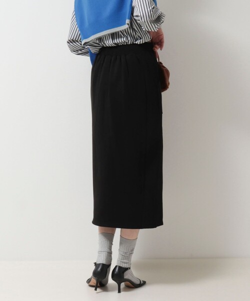 MICO COULIER（ミコクリエ）の「《セットアップ対応》スエード×リブワークスカート（スカート・レディース・チャコールグレー/ブラック/キナリ・38/36）」の15枚目の写真