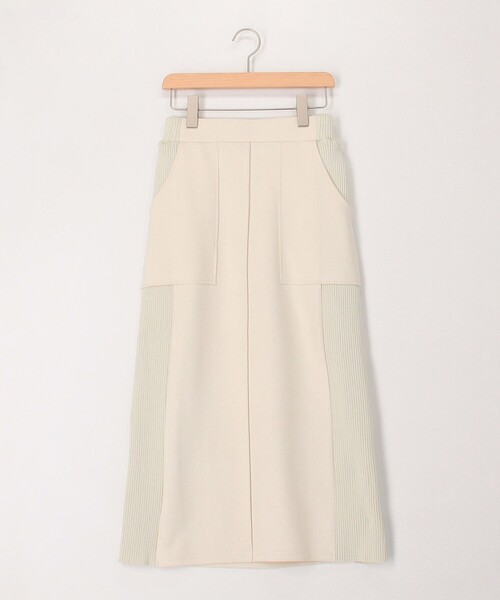 MICO COULIER（ミコクリエ）の「《セットアップ対応》スエード×リブワークスカート（スカート・レディース・チャコールグレー/ブラック/キナリ・38/36）」の22枚目の写真