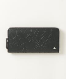 Vivienne Westwood MAN（ヴィヴィアンウエストウッドマン）の「TANGLED ORB LEATHER ZIP LONG WALLET（財布・メンズ）」