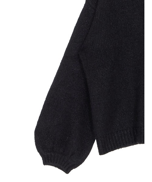 Ameri（アメリ）の「BACK OPEN LACE UP KNIT TOP（ニット/セーター