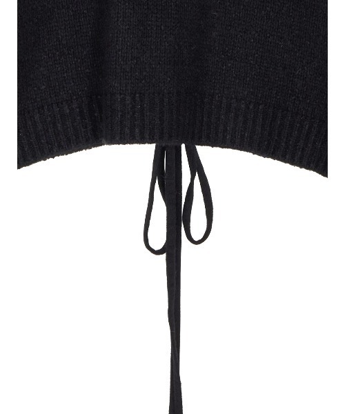 BACK OPEN LACE UP KNIT TOP（ニット/セーター）｜Ameri（アメリ）の