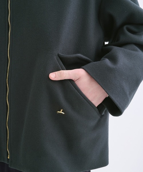 CULLNI(クルニ)の「【CULLNI】別注 Bal Color Short Coat(ダウンジャケット/コート・メンズ・ブラック/ベージュ/ダークグレー・1/2)」の21枚目の写真