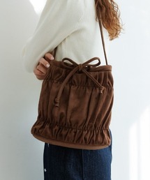 flower | スエードクランプルバッグ(ショルダーバッグ)