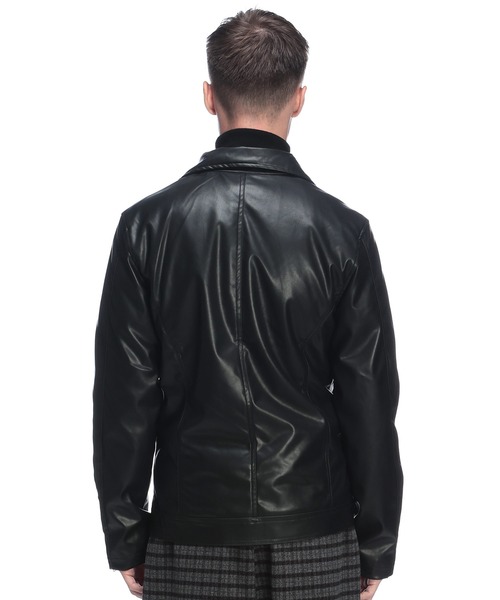 S&SONS(エスアンドサンズ)の「S&SONS ダブルライダース ジャケット 合成皮革(ライダースジャケット・メンズ・ブラック・M/LL/L)」の7枚目の写真