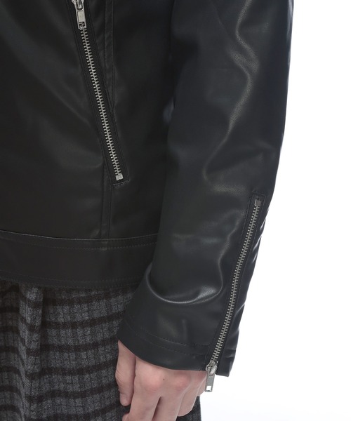 S&SONS(エスアンドサンズ)の「S&SONS ダブルライダース ジャケット 合成皮革(ライダースジャケット・メンズ・ブラック・M/LL/L)」の10枚目の写真