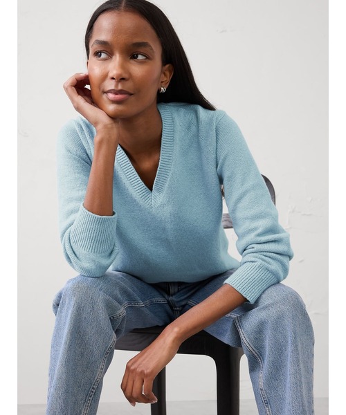 BANANA REPUBLIC FACTORY STORE(バナナリパブリック ファクトリーストア)の「BANANA REPUBLIC FACTORY STORE コージープルオーバーセーター(ニット/セーター・レディース・ホワイト/キャメル/ライトブルー/ブラック・L/M/S/XS)」の3枚目の写真
