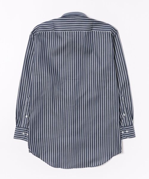 TOKYO SHIRTS（トウキョウシャツ）の「形態安定ノンアイロン ボタンダウン 長袖ビジネスワイシャツ（ビジネスシャツ・メンズ・ネイビー・首回り37cm-裄丈84cm/首回り37cm-裄丈80cm/首回り39cm-裄丈80cm/首回り39cm-裄丈84cm/首回り41cm-裄丈82cm/首回り41cm-裄丈86cm/首回り42cm-裄丈82cm/首回り42cm-裄丈86cm/首回り43cm-裄丈82cm/首回り43cm-裄丈86cm）」の7枚目の写真