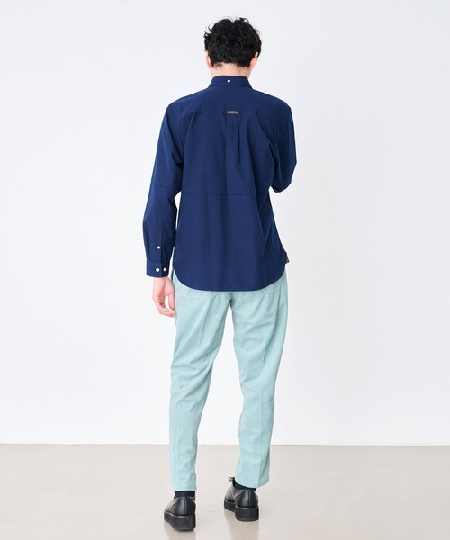 Arnold Palmer(アーノルドパーマー)の「ウールライク起毛 ブロッキング シャツ(シャツ/ブラウス・メンズ・ネイビー/ネイビー系/グレー・M/LL/L)」の15枚目の写真