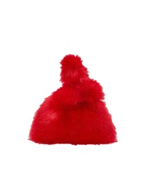 MSGM（エムエスジーエム）の「Faux Fur Mini Bag ー Bright Red（ハンドバッグ）」