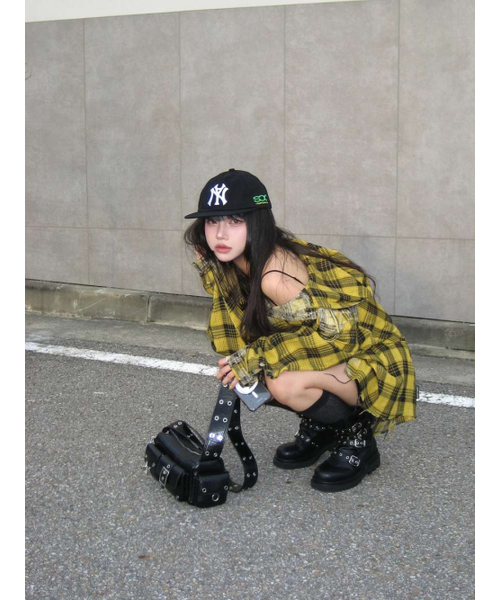 BLACKPURPLE(ブラックパープル)の「ミニフォートレスバッグ Mini Fortress Bag-Black(ショルダーバッグ・レディース・ブラック・FREE)」の6枚目の写真