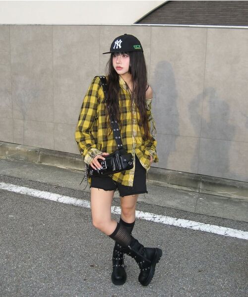 BLACKPURPLE(ブラックパープル)の「ミニフォートレスバッグ Mini Fortress Bag-Black(ショルダーバッグ・レディース・ブラック・FREE)」の7枚目の写真