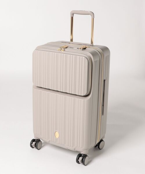 【専用】2025年11月最新モデルBIBIEST グレーべージュ キャリーケース 専用】2025年11月最新モデルBIBIEST グレーべージュ キャリーケースの