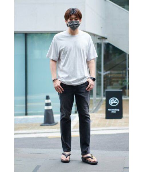 MUSINSA STANDARD（ムシンサスタンダード）の「ベーシッククルーネックTシャツ[アッシュグレー]（Tシャツ/カットソー・メンズ・その他・X-LARGE/XX-LARGE/XXX-LARGE/SMALL/MEDIUM/LARGE）」の6枚目の写真