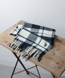 【U.S. POLO ASSN.】カシミヤタッチ チェック マフラー