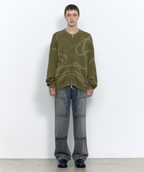 INSILENCE(インサイロンス)の「ヴィンテージウォッシュドカーペンターパンツ WASHED BLUE(デニムパンツ・レディース・その他・MEDIUM/LARGE)」の1枚目の写真