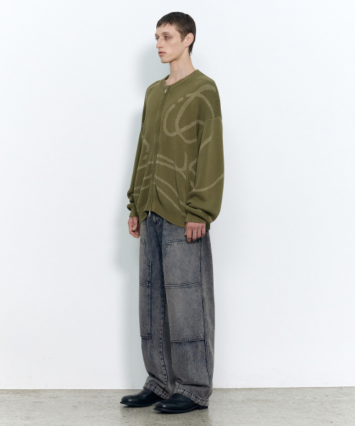 INSILENCE(インサイロンス)の「ヴィンテージウォッシュドカーペンターパンツ WASHED BLUE(デニムパンツ・レディース・その他・MEDIUM/LARGE)」の2枚目の写真