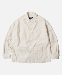 BACKSATIN FRENCH WORK JACKET _ CREAM