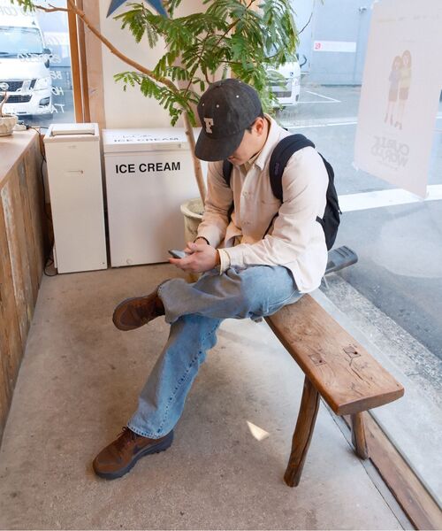 FRIZMWORKS(フリズムワークス)の「BACKSATIN FRENCH WORK JACKET _ CREAM(ミリタリージャケット・メンズ・その他・MEDIUM/LARGE/X-LARGE)」の9枚目の写真