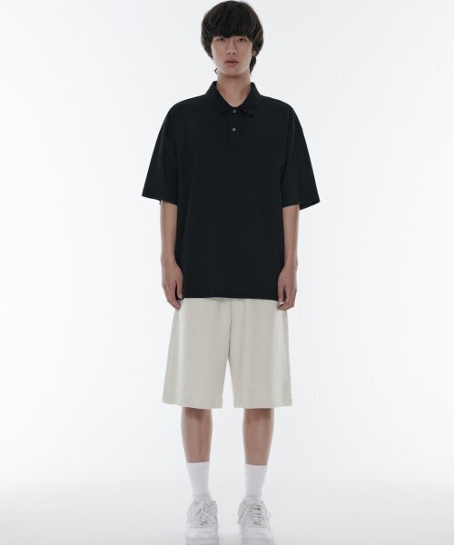 MUSINSA STANDARD（ムシンサスタンダード）の「バスケットボールスウェットショーツ [オートミール]（その他パンツ・メンズ・その他・XX-LARGE/XXX-LARGE/LARGE/MEDIUM/SMALL/X-LARGE）」の2枚目の写真