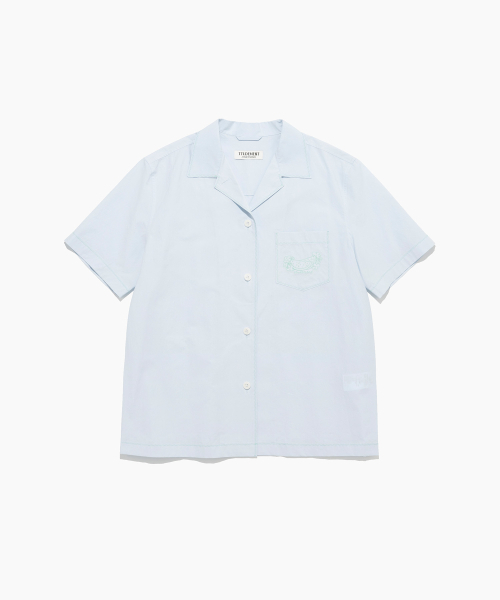 TTUDEMENT(トュードメント)の「STITCHED OPEN COLLAR SHIRT L.BLUE(シャツ/ブラウス・レディース・その他・FREE)」の5枚目の写真
