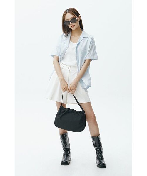TTUDEMENT(トュードメント)の「STITCHED OPEN COLLAR SHIRT L.BLUE(シャツ/ブラウス・レディース・その他・FREE)」の9枚目の写真