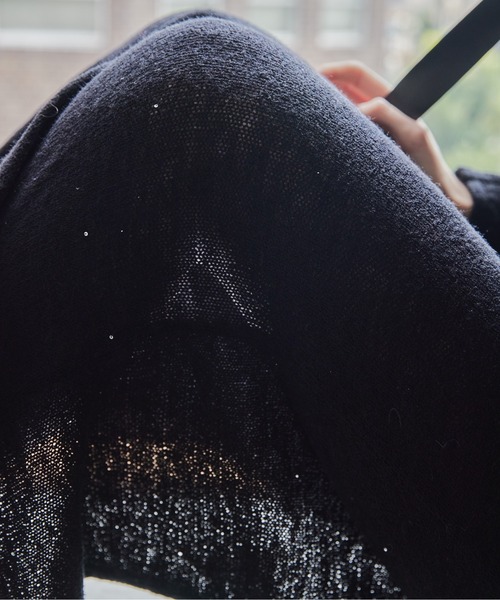 etre loin(エトルワン)の「Back open shiny knit dress(ワンピース・レディース・ブラック/ピンク/レッド・M)」の14枚目の写真