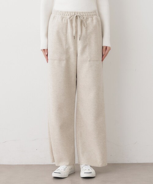 Dessin(デッサン)の「【セットアップ可/洗える】メルトンリラクシーパンツ(その他パンツ・レディース・ナチュラル/ブラウン系その他・00/01/02/03)」の11枚目の写真
